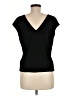 Dana Buchman Black Short Sleeve Top Size M - photo 2