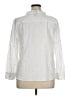 Talbots Stars White Long Sleeve Blouse Size XL Petite - photo 2
