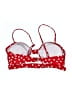 Unbranded Polka Dots Red Swimsuit Top Size M - photo 2