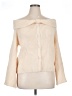 Lovely 100% Polyester Ivory Cardigan Size L - photo 1