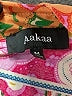 AaKaa 100% Rayon Color Block Pink 3/4 Sleeve Button-Down Shirt Size M - photo 7