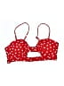 Unbranded Polka Dots Red Swimsuit Top Size M - photo 1