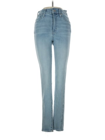 Madewell Tall 10" High-Rise Skinny Jeans in Wheeler Wash (view 1)