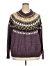 Tommy Hilfiger 100% Acrylic Chevron-herringbone Purple Pullover Sweater Size 3X - photo 1