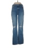Le Jean Hearts Blue Jeans Size 30 waist - photo 1
