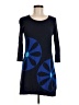 Boden Graphic Blue Casual Dress Size 8 - photo 1
