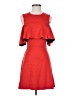 Topshop Color Block Red Cocktail Dress Size 4 - photo 1