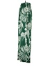 H&M Tropical Green Casual Pants Size XXS - photo 5