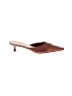 Circa Joan & David 100% Leather Brown Mule/Clog Size 8 - photo 1