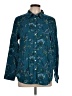 Talbots Paisley Teal Long Sleeve Button-Down Shirt Size L - photo 1