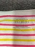 Talbots 100% Cotton Stripes Yellow Short Sleeve Turtleneck Size XL - photo 7