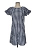 Tabitha Webb Checkered-gingham Blue Casual Dress Size 2 - photo 1