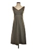 J.Crew Chevron-herringbone Gray Casual Dress Size 4 (petite) - photo 1