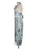 Lulus 100% Polyester Paisley Blue Cocktail Dress Size L - photo 5
