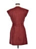 Tabitha Tweed Orange Burgundy Casual Dress Size 6 - photo 2