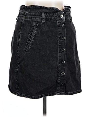 Pilcro and the Letterpress Denim Skirt (view 1)