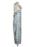 Lulus 100% Polyester Paisley Blue Cocktail Dress Size L - photo 4