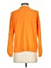 Ann Taylor LOFT Orange 3/4 Sleeve Button-Down Shirt Size S - photo 2