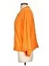 Ann Taylor LOFT Orange 3/4 Sleeve Button-Down Shirt Size S - photo 5