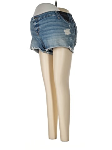 Isabel Maternity Denim Shorts (view 1)