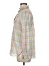 J.Crew Checkered-gingham Green Long Sleeve Blouse Size 6 - photo 5