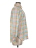 J.Crew Checkered-gingham Green Long Sleeve Blouse Size 6 - photo 4
