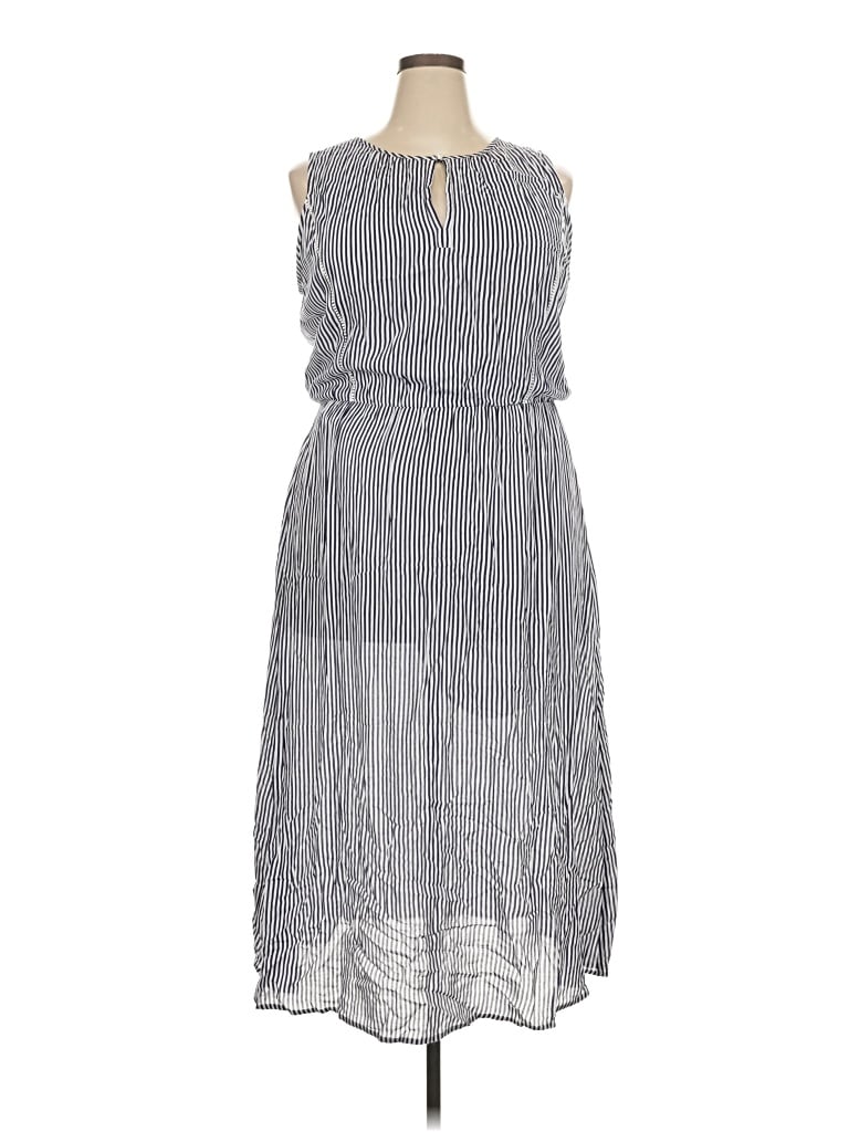 Pre-owned Maison Jules Casual Dress In Gray