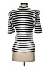 Ann Taylor Silver Short Sleeve Turtleneck Size S - photo 2