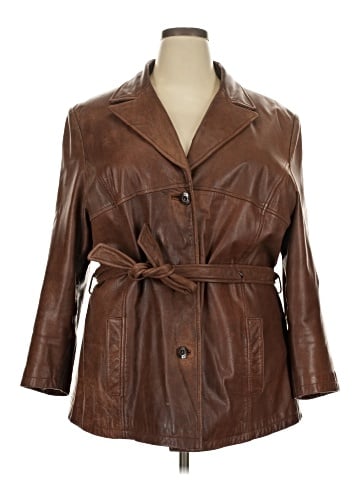 Wilsons Leather Trenchcoat (view 1)