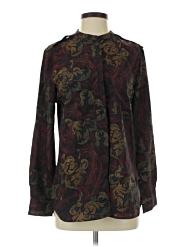 Larry Levine Long Sleeve Blouse (view 1)