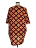 Lularoe Argyle Orange Casual Dress Size XL - photo 2