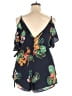 Fashion Nova 100% Polyester Tropical Blue Romper Size 3X - photo 2
