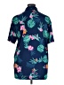 Assorted Brands Tropical Blue Short Sleeve Blouse Size XL - photo 2