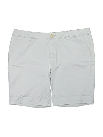 Liz Claiborne Khaki Shorts (view 1)