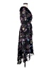 NY Collection 100% Polyester Floral Black Cocktail Dress Size S - photo 4