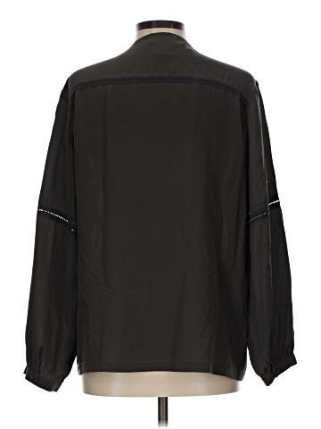 Soft Surroundings Long Sleeve Silk Top (view 2)