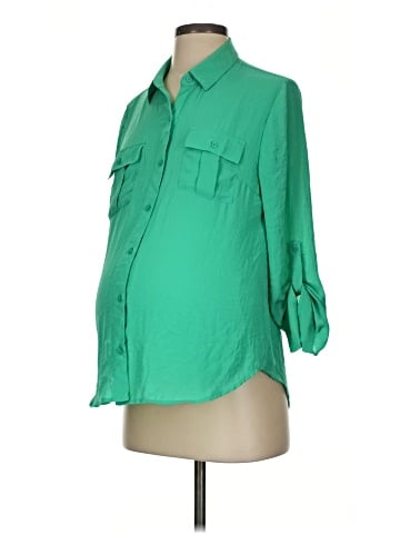 a.n.a. A New Approach 3/4 Sleeve Blouse (view 1)