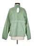 Assorted Brands 100% Polyester Solid Green Windbreaker Size S - photo 1