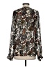Scotch & Soda 100% Polyester Brown Long Sleeve Blouse Size Sm (1) - photo 2