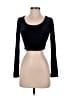 Emma & Sam Black Long Sleeve Top Size S - photo 1