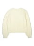 Zara Solid Ivory Pullover Sweater Size 13 - 14 - photo 2