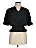 Jon & Anna 100% Polyester Black Short Sleeve Polo Size M - photo 1
