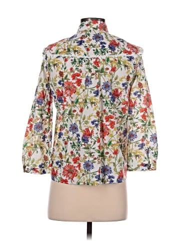 Zara Basic 3/4 Sleeve Blouse (view 2)