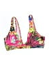 Shein Tropical Pink Swimsuit Top Size M - photo 1