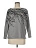 Assorted Brands Print Gray Pullover Sweater Size M - photo 1