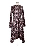 PIPHANY Floral Black Pink Casual Dress Size S - photo 1