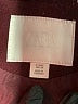 Zara Burgundy Coat Size 4 - photo 3