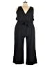 The Drop Solid Black Jumpsuit Size 3X - photo 1