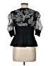 Assorted Brands Black 3/4 Sleeve Blouse Size L - photo 2