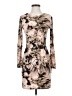 Jennifer Lopez Graphic Brown Casual Dress Size S - photo 1